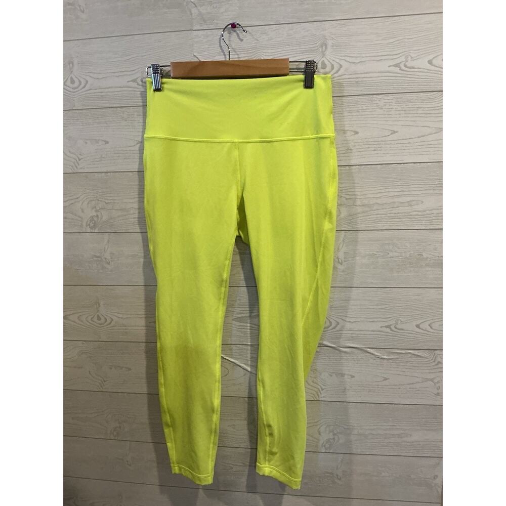 Lululemon Wunder Under High-Rise Tight 25" Highlight Yellow Size 10
